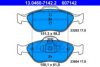 ATE 13.0460-7142.2 Brake Pad Set, disc brake